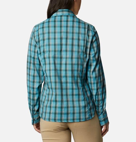 Columbia Silver Ridge Shirts Blue For Women's NZ28436 New Zealand